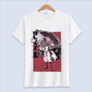 New Anime GLEIPNIR cosplay T-shirt men T shirt  Short Sleeve Tops Tee