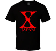Load image into Gallery viewer, New X Japan Rock Band J-Rock Music Logo Men&#39;s White T-Shirt Size S-3XL New Fashion T Shirt Graphic Letter Black Style Top Tee
