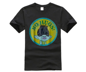 men shirt DreamWorks Trolls No Hugs Branch T Shirt