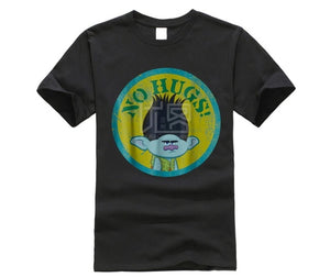 men shirt DreamWorks Trolls No Hugs Branch T Shirt