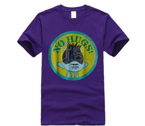 men shirt DreamWorks Trolls No Hugs Branch T Shirt