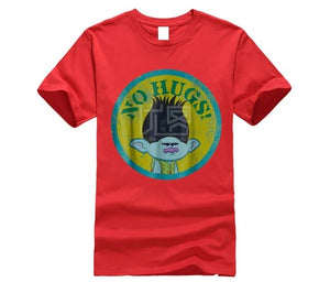 men shirt DreamWorks Trolls No Hugs Branch T Shirt