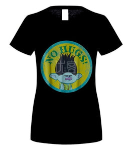 men shirt DreamWorks Trolls No Hugs Branch T Shirt