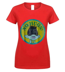 men shirt DreamWorks Trolls No Hugs Branch T Shirt