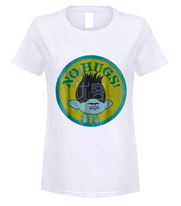 men shirt DreamWorks Trolls No Hugs Branch T Shirt
