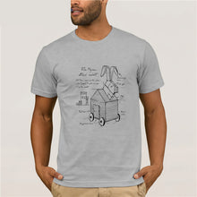 Load image into Gallery viewer, Monty Python T Shirts Cartoon Print Trojan Rabbit T-Shirt Men Awesome Casual T Shirt Summer Short Sleeve Funny Music Tee Shirt
