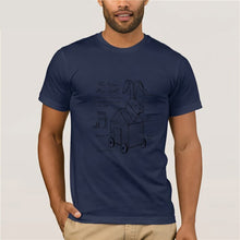 Load image into Gallery viewer, Monty Python T Shirts Cartoon Print Trojan Rabbit T-Shirt Men Awesome Casual T Shirt Summer Short Sleeve Funny Music Tee Shirt
